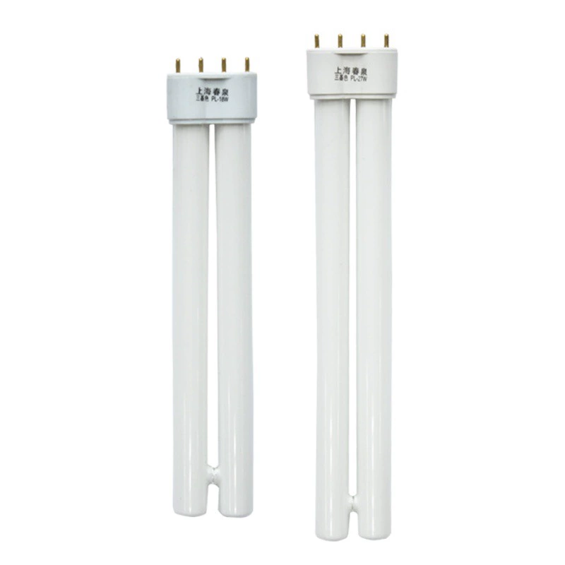 Оптовая Продажа с фабрики Внутреннее освещение настольная лампа для защиты глаз Трехцветная квадратная четырехконтактная 13W18W27W Подключаемая настольная лампа трубка