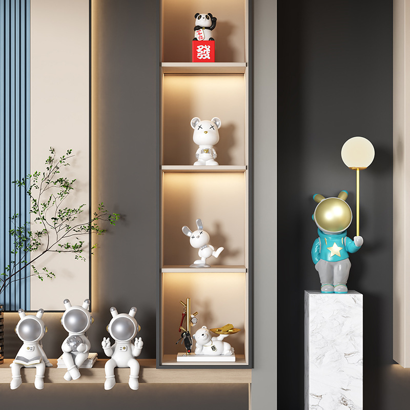 Glass modern elite decorations for living room for home use