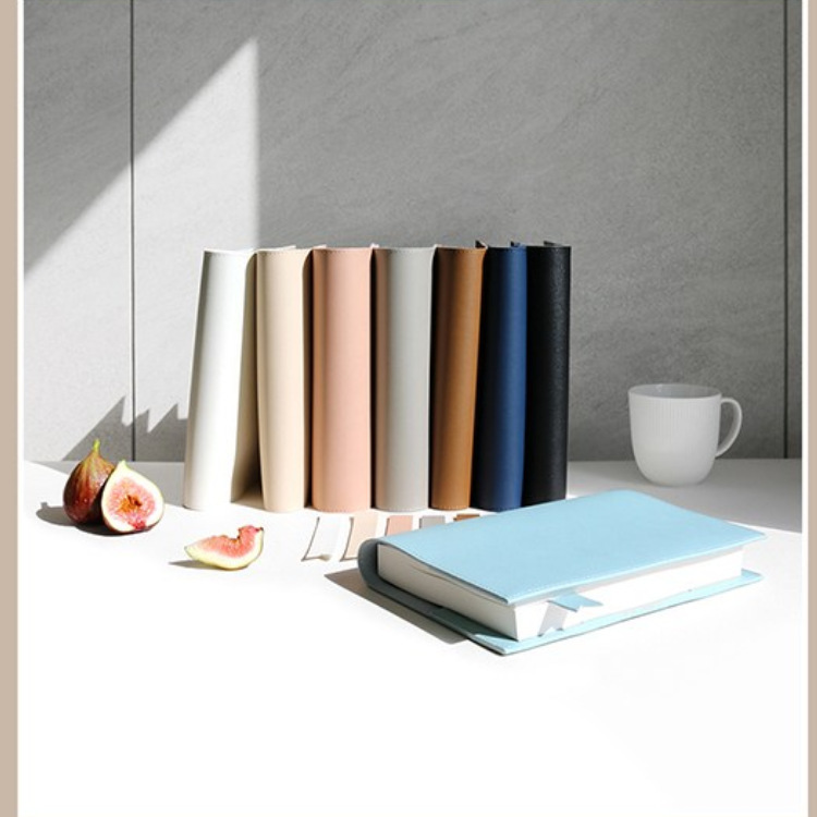 In-Stock Korean-Style Hot-Selling Pu Leather Book Cover, Simple Notebook Protective Cover, Replaceable Notebook Cover