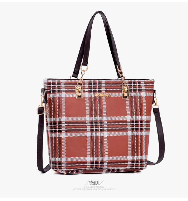 Wholesale of 2024 new styles of European and American retro six-piece single-shoulder bags and hand-carry crossbody bags for foreign trade women's fashion mother-and-child bags undefined