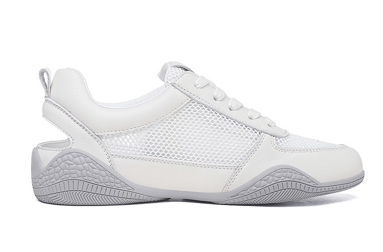 Giày sneaker nữ da thật trắng lưới thoáng khí đế mỏng mùa hè 2025 — Gạo xám L1070KAY, TrắngL1070KAY chi tiết 19