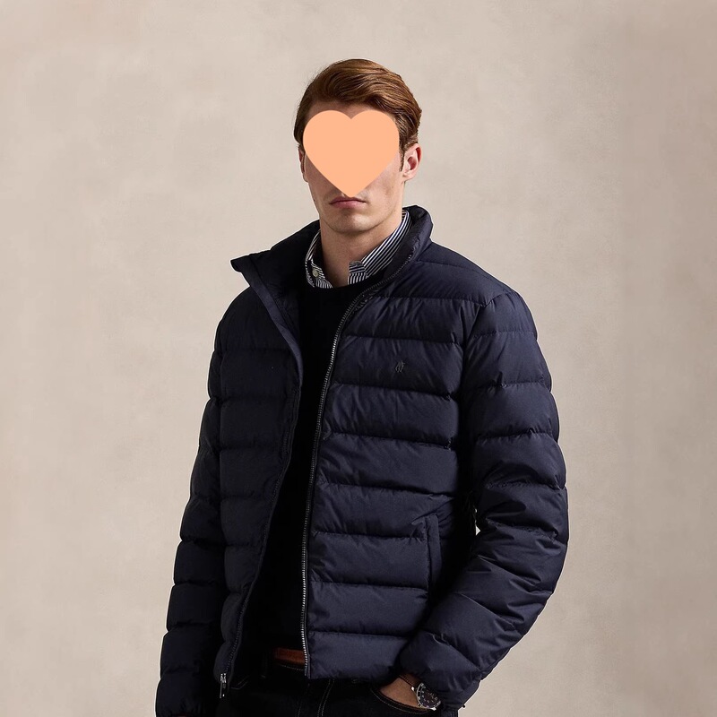 Embroidered cotton jacket, American-style, thickened, stand-up collar, warm, winter, small pony design, zipper closure, men's, long sleeves, available in stock Embroidered cotton jacket, American-style, thickened, stand-up collar, warm, winter, small pony design, zipper closure, men's, long sleeves, available in stock