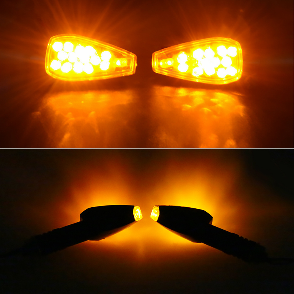 摩托车14LED小红帽转向灯