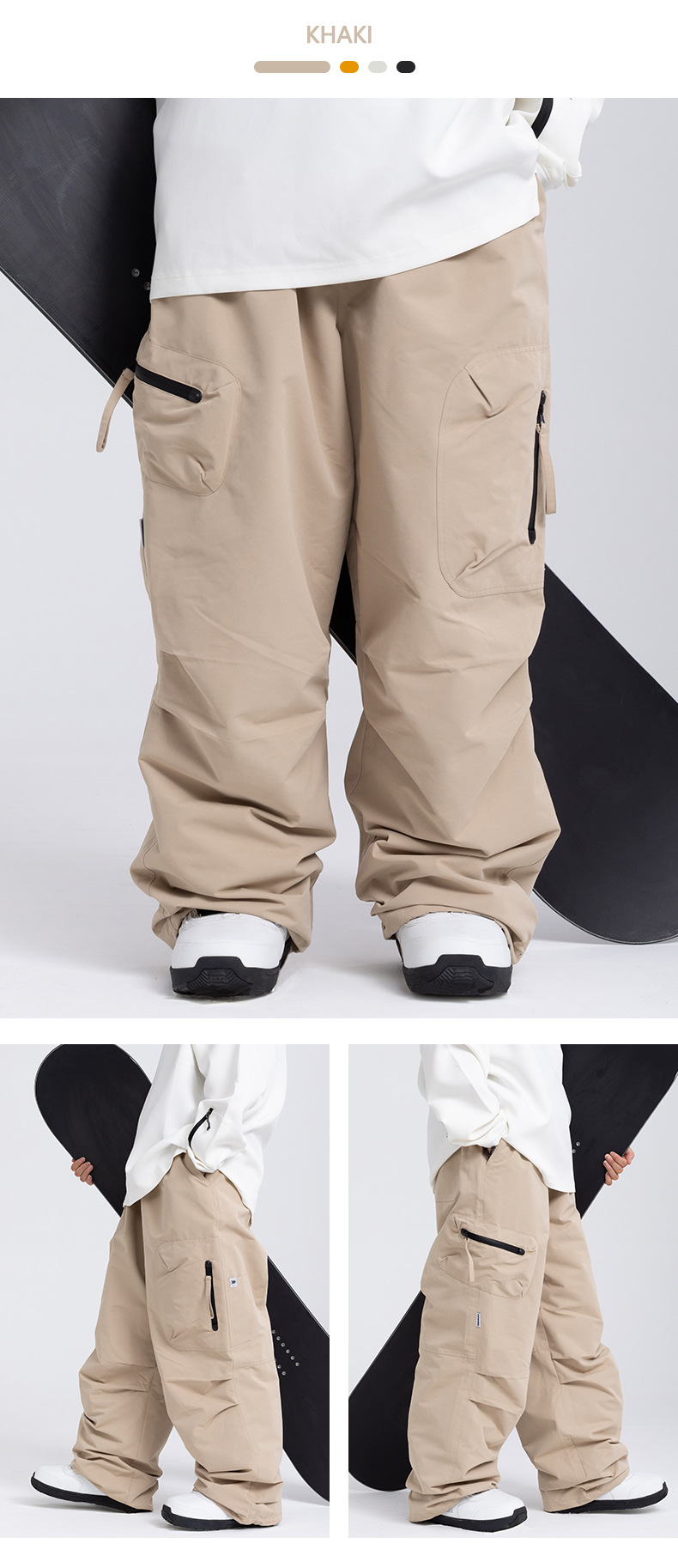 001 SNOWVERB American Stye Singe Board Ski Pants For Women Winter Coupe Matching Waterproof Windproof Professiona_voghion.com