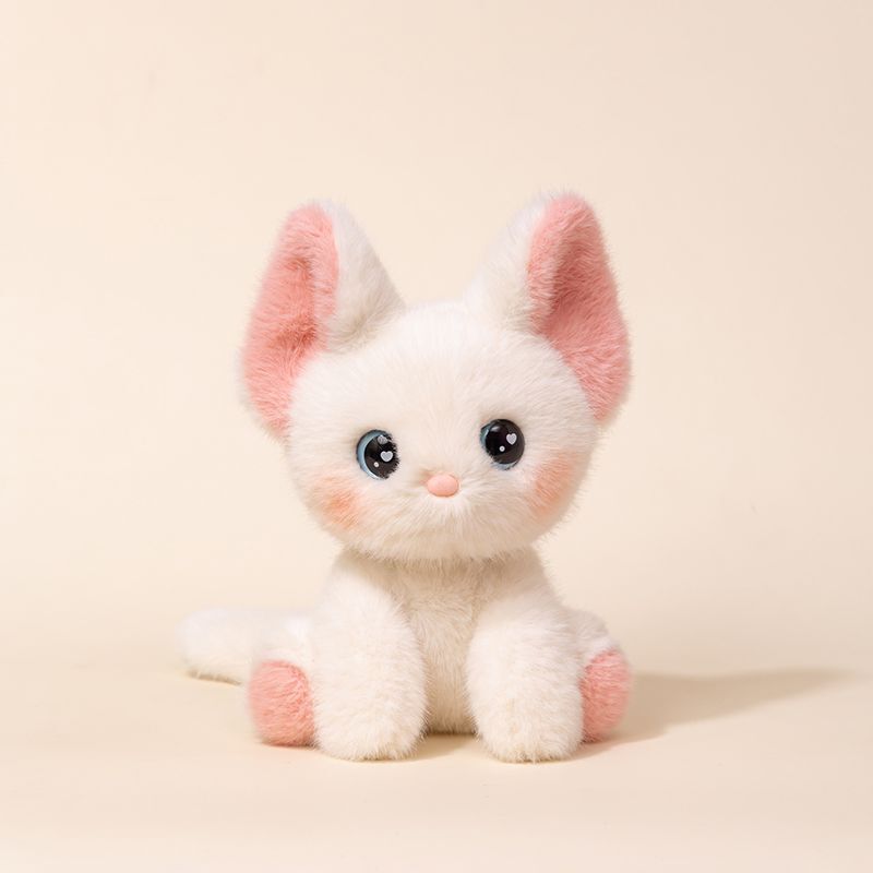 インターネット有名人の同じスタイルのかわいい三毛猫ぬいぐるみ人形子猫テーブルコンパニオン人形ベッド睡眠人形ギフト|undefined