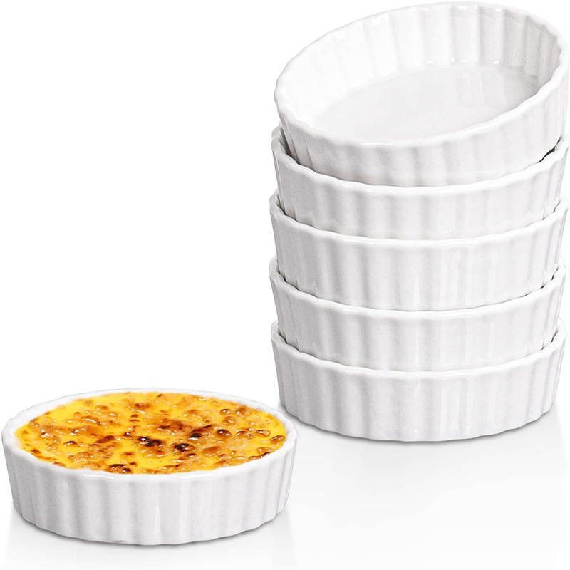 Ceramic Baking Tray Pizza Tray High Temperature Oven Microwave Mini Dessert Baking Tray Porcelain Dinner Tray Easy to Clean Tableware Ceramic Baking Tray Pizza Tray High Temperature Oven Microwave Mini Dessert Baking Tray Porcelain Dinner Tray Easy to Clean Tableware