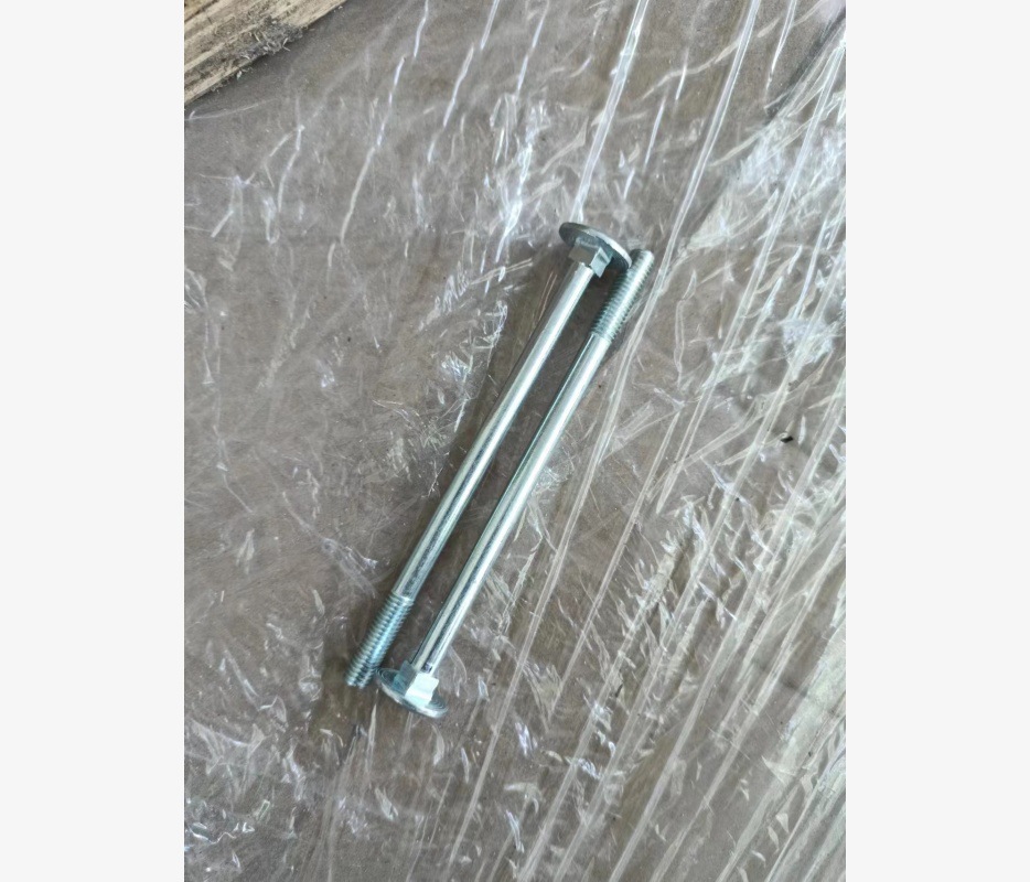 4.8级蓝白锌 DIN603  大半圆头方颈螺栓 M6*100