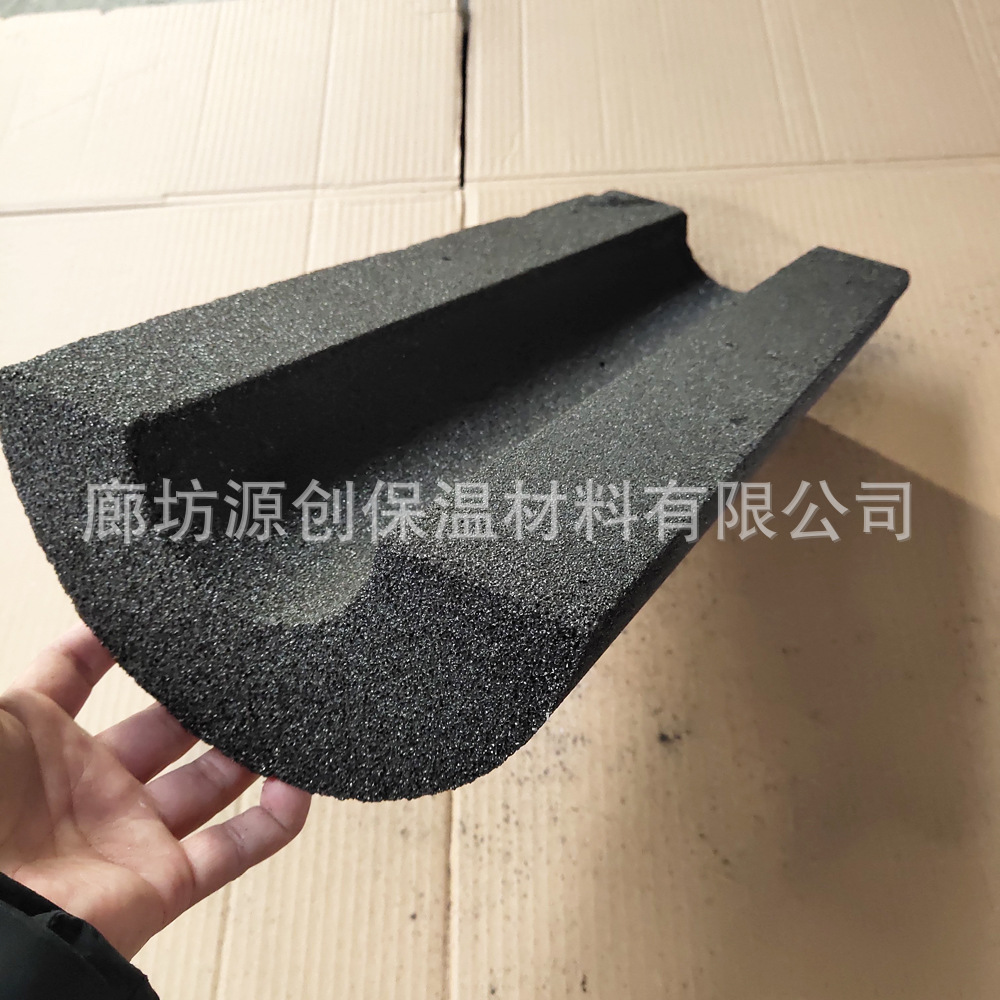 供应1型泡沫玻璃管 美标泡沫玻璃管 溶重120K保温保冷，防水防潮