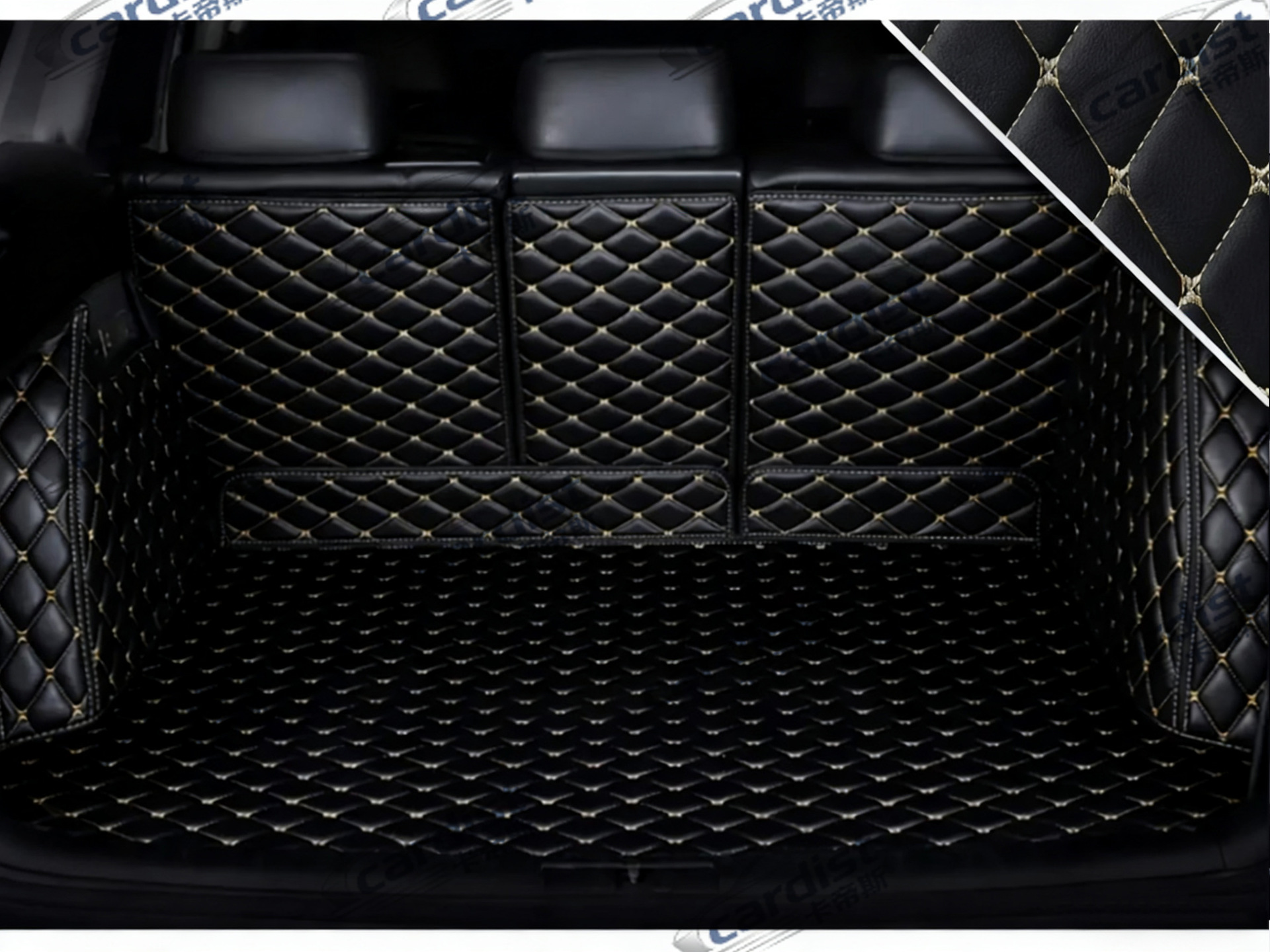 Catist/High-Quality Leather Full-Cover Car Trunk Mat Cross-Border