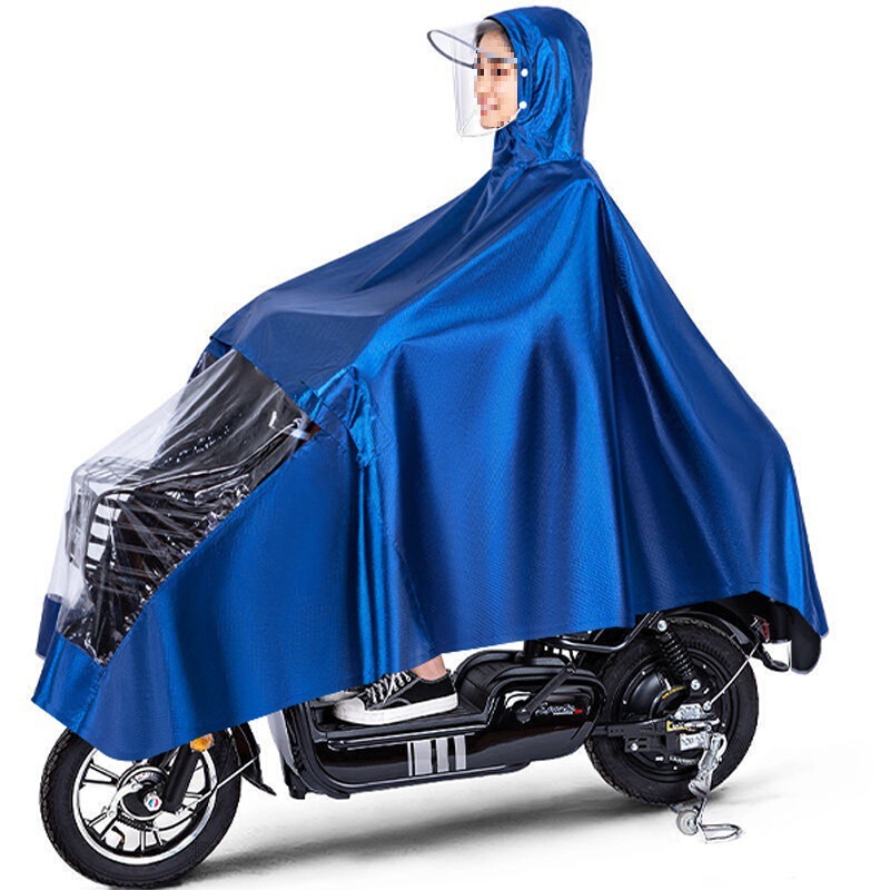 雨衣电动车加大加厚电瓶摩托单人双人男女长款全身防暴雨九号薄款|undefined