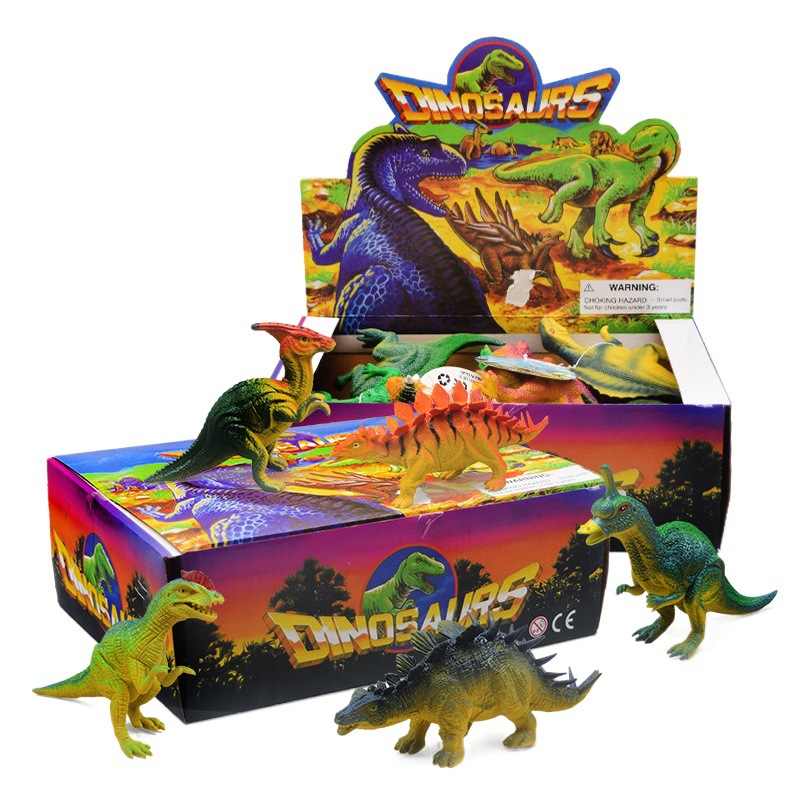 Estación Europea juguetes de dinosaurios para niños simulación al por mayor 12 dinosaurio modelo animal traje especial dragón regalo para niños