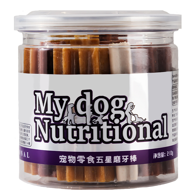 Perros pequeños y medianos MY DOG Palo molar de cinco estrellas 210g Golden Retriever Teddy Aperitivos resistentes a las picaduras Comida para mascotas