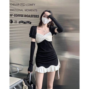 �͹źڰ���ȹ��2025�ļ���Ů���߼����B��ȹ��������ײɫ���׶�ȹ