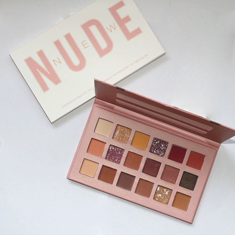 Палетка теней для век Nude Matte, 18 оттенков, водостойкая стойкость, розовые тона