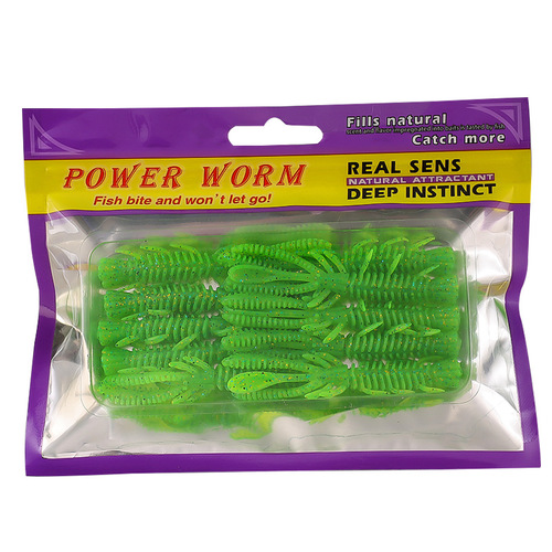 太宇加腥味5cm7cm浮软虾路亚软饵内德倒钓TPE软虫黑坑鲈鱼鳜鱼饵