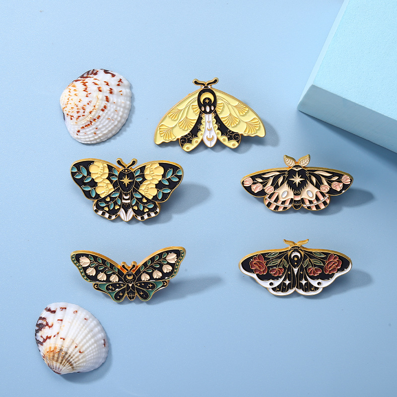 Fashion Butterfly Alloy Stoving Varnish Brooches display picture 2