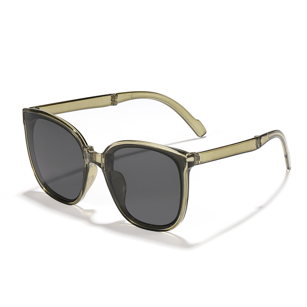 Niños nuevo de alta calidad portátil plegable cuadrado moda todo-Partido UV gafas de sol UV400