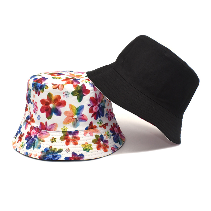 Unisex Lässig Tie-dye Drucken Breite Traufen Bucket Hat display picture 5