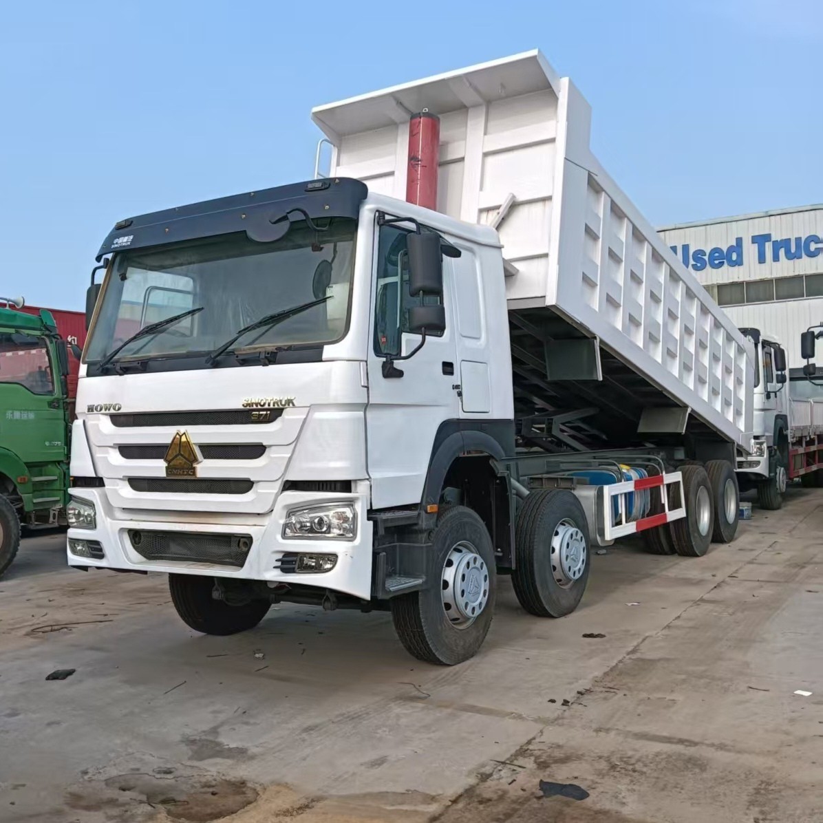 10-wheel dump truck, muck dump truck, 375 horsepower, 10-wheel muck dump truck, 6*4 8x4 drive