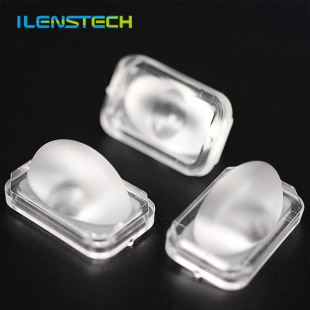 Yunzhiguang frosted convex double-angle optical components 10*120 degree outdoor commercial lighting LED lens YF