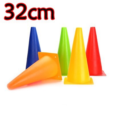 18cm 無孔サッカートレーニングロゴコーンサッカー障害物ロゴバレルバスケットボールトレーニングコーンバレル卸売|undefined
