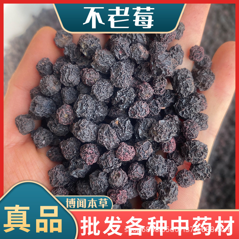 批发黑果花楸不老莓干货黑果花楸果花青素之王不老莓泡水煮茶大货