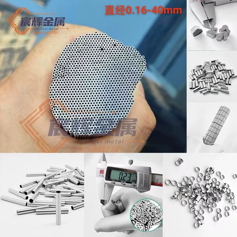 Прямые продажи капиллярных трубок из нержавеющей стали, малых круглых тонкостенных труб, ультратонких капиллярных трубок, с внутренней и внешней фаской, нарезкой пазов и сверлением.