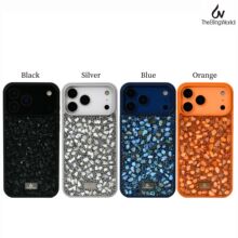 品牌正品星钻石头适用于iPhone17promax贝壳水钻手机壳高级保护套