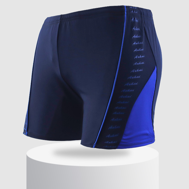 Venta directa de fábrica, bañador de hombre personalizado ligero, talla grande, suelto, de secado rápido, bañador de aguas termales anti-vergüenza, logotipo personalizado