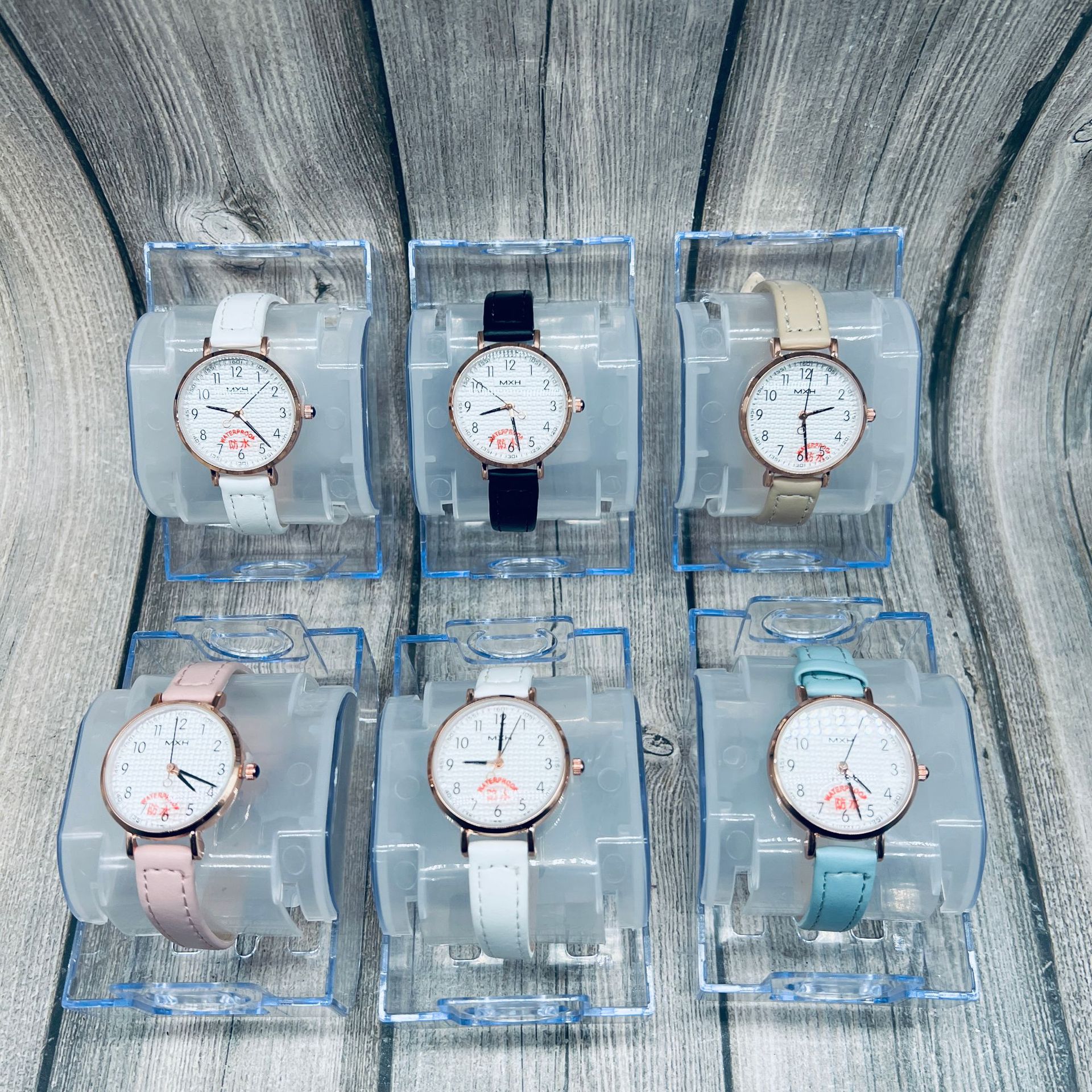 Reloj de cuarzo nuevo reloj electrónico LED coreano simple reloj de estudiante caja de plástico transparente reloj gran cantidad Congyo