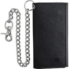 B 21342 RFID Multi Card Leather Wallet Chain ���ŷ���ƤǮ��