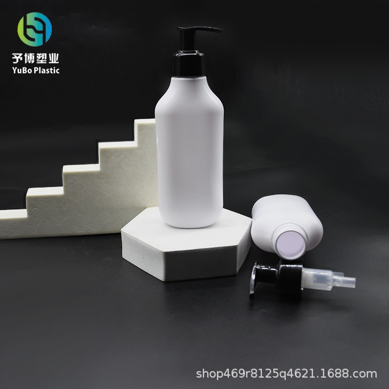 新款200ml按压式洗发水瓶PET塑料护发素化妆品方瓶  沐浴露洗护瓶