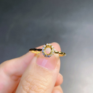 A12�¿��ָ����s925�y������ʯ �E�A4*5mm DIY��ʯ���J4120