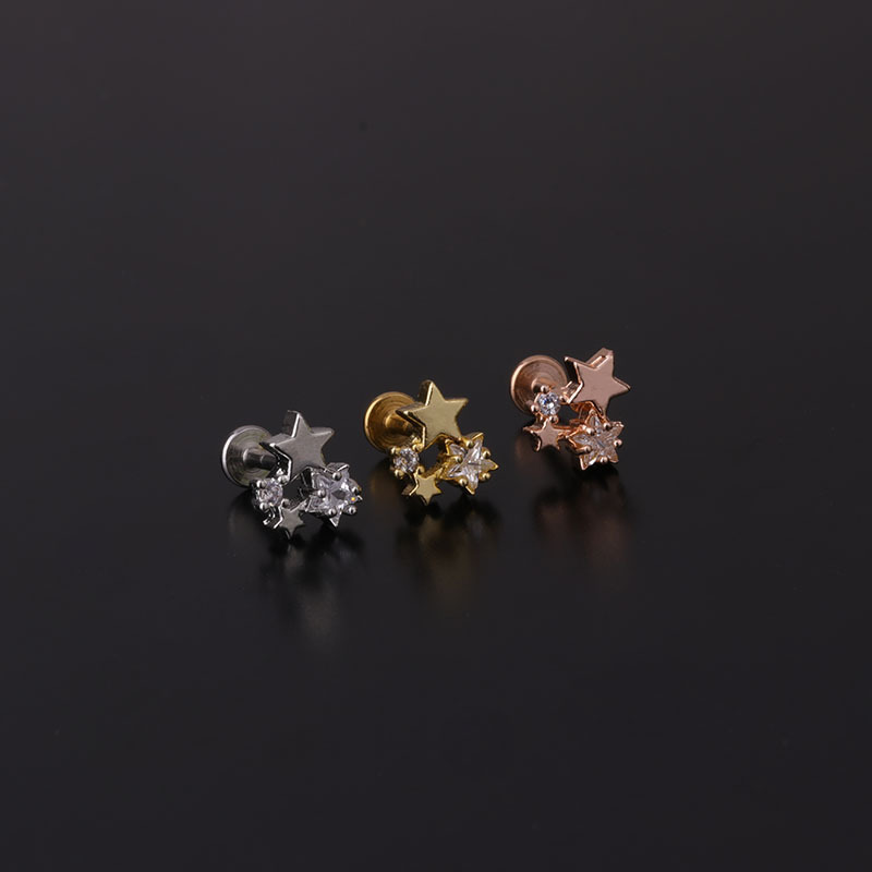 New Fashion Micro-inlaid Zircon Earrings display picture 7