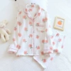 Crepe Peach Set - White