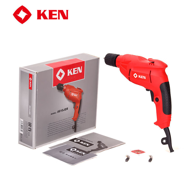 Ruichi Ruichi taladro eléctrico 6610ER / 6610JER taladro de mano enchufe 220V destornillador eléctrico doméstico multifuncional