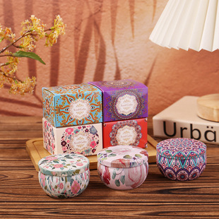Cross-border Soybean Wax Dried Flower Aromatherapy Candle Wedding Accompanying Gift Birthday Gift Flower Aromatherapy Candle Wholesale