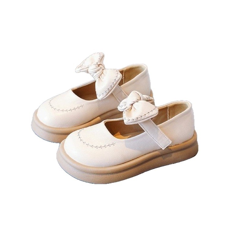 Zapatos de cuero de niñas primavera y otoño 2026 nuevos zapatos de niñas zapatos de arco suave zapatos princesa zapatos de espectáculo de niños