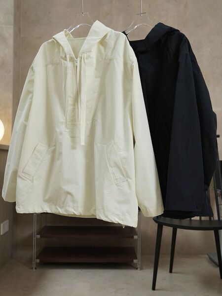 Autumn travel jacket with hood