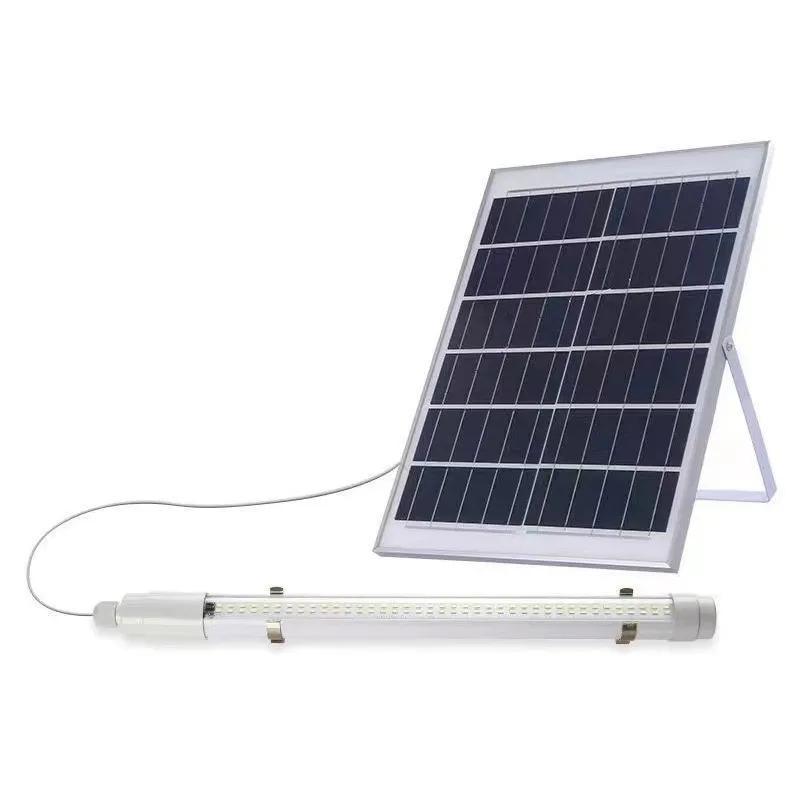 Tubo de lámpara solar T8 un remolque dos tubos de lámpara fluorescente domésticos caja de luz publicitaria al aire libre quiosco de periódicos impermeable oscuro iluminación automática