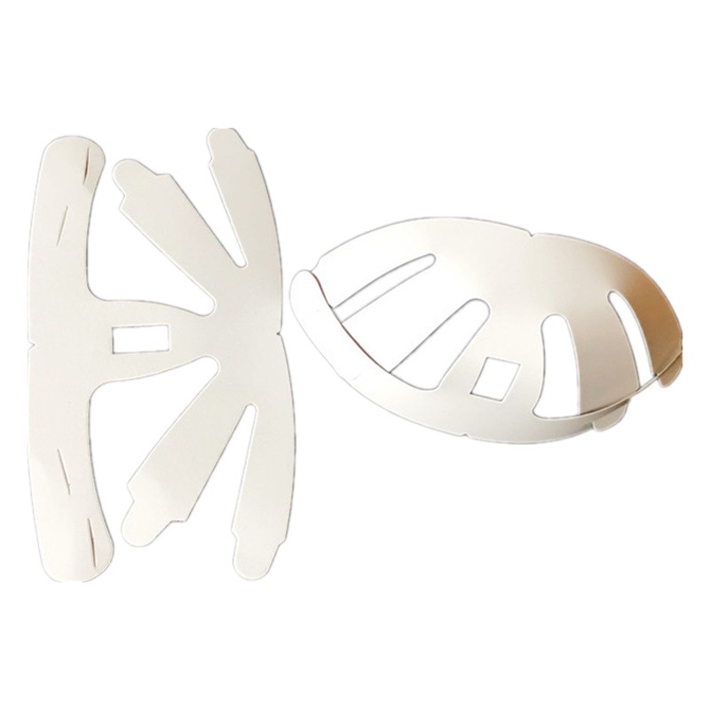 All kinds of special-shaped cardboard hat holder adult baseball Dome hat holder cardboard hat double-sided white cardboard 400 grams