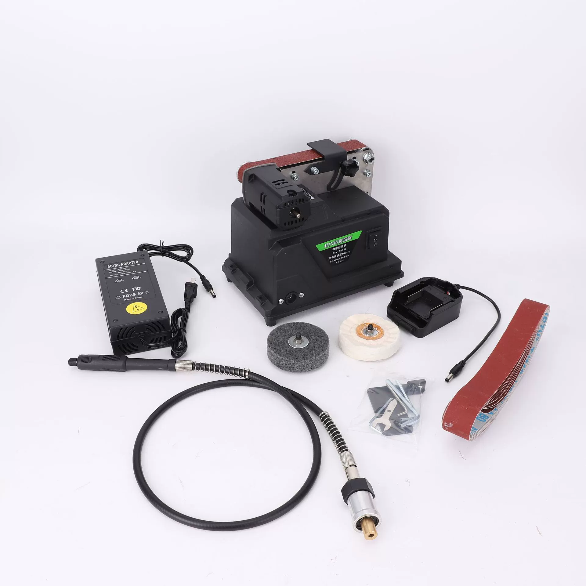 Небольшой электрический многофункциональный ленточный шлифовальный станок для домашнего шлифования шлифовальный инструмент промышленного класса легкий и прочный шлифовальный станок