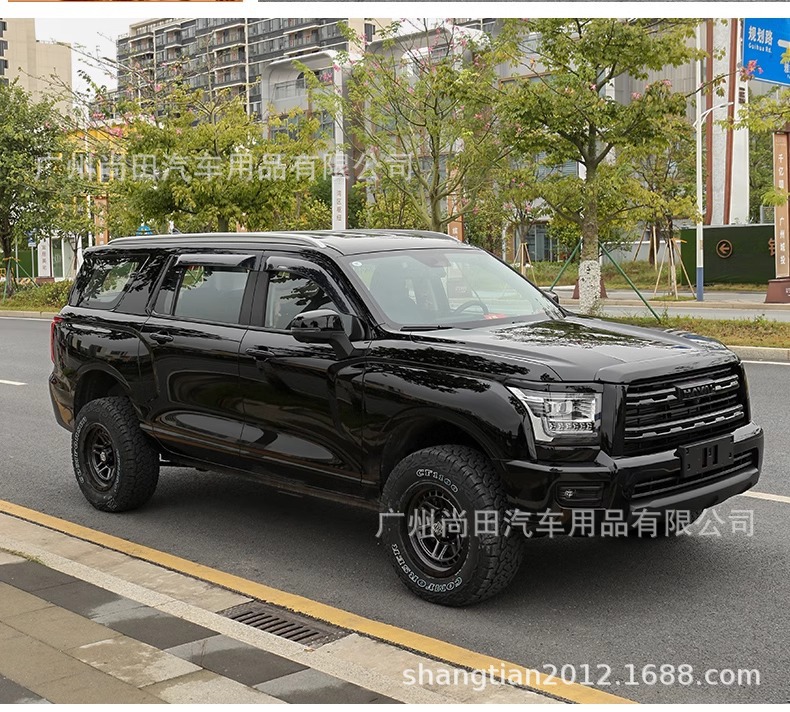 23 New Models of Haval H5 Black Warrior Front Grille, Car Logo, Window Trim, Roof Rack, Blackening Kit Modification