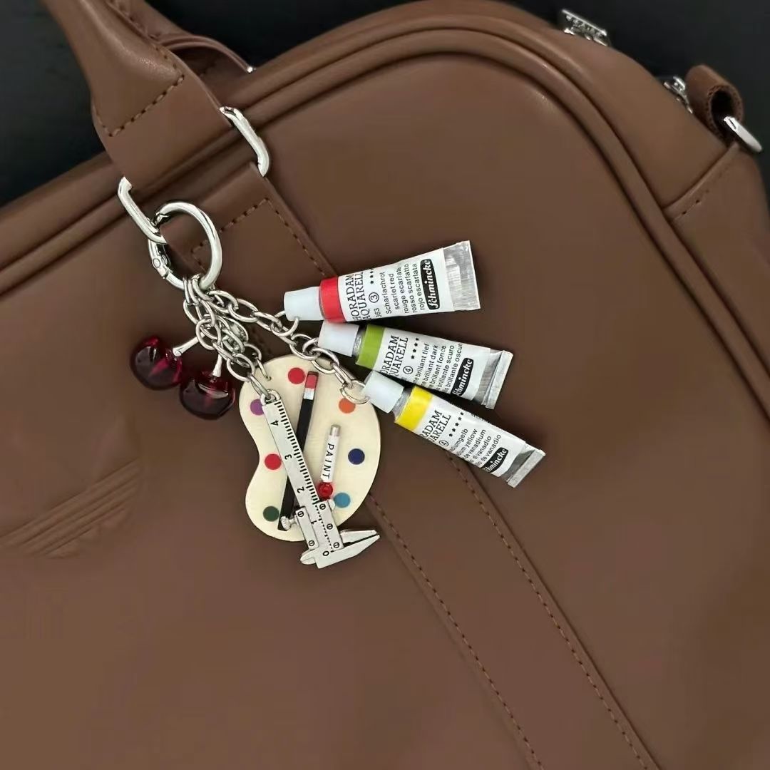 1 Piece Quantity Casual, Daily Occasion 1 Piece Metal Drawing Board Bag Charms