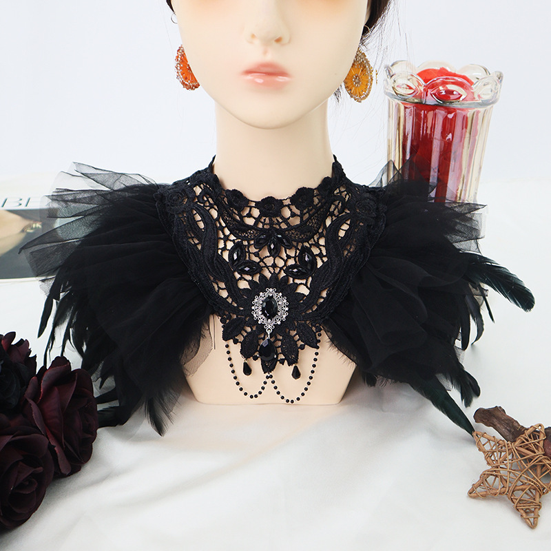 Fábrica directa plumas negras alas góticas Halloween desfile espectáculo de baile accesorios de vestuario sexy