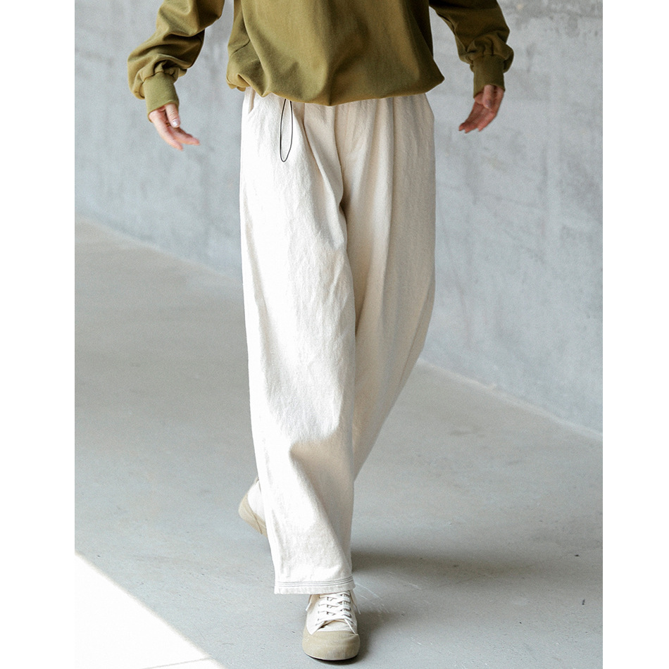 High-set Linen Cotton White Jeans Loose Casual Straight Pants Wide-leg Pants Women's Pants 2023 Spring and Autumn