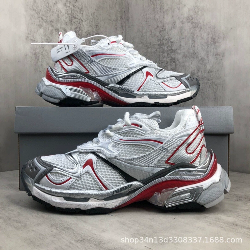 2024新款高定版巴黎老爹鞋runer2.0做旧复古潮流运动鞋男女跑步鞋