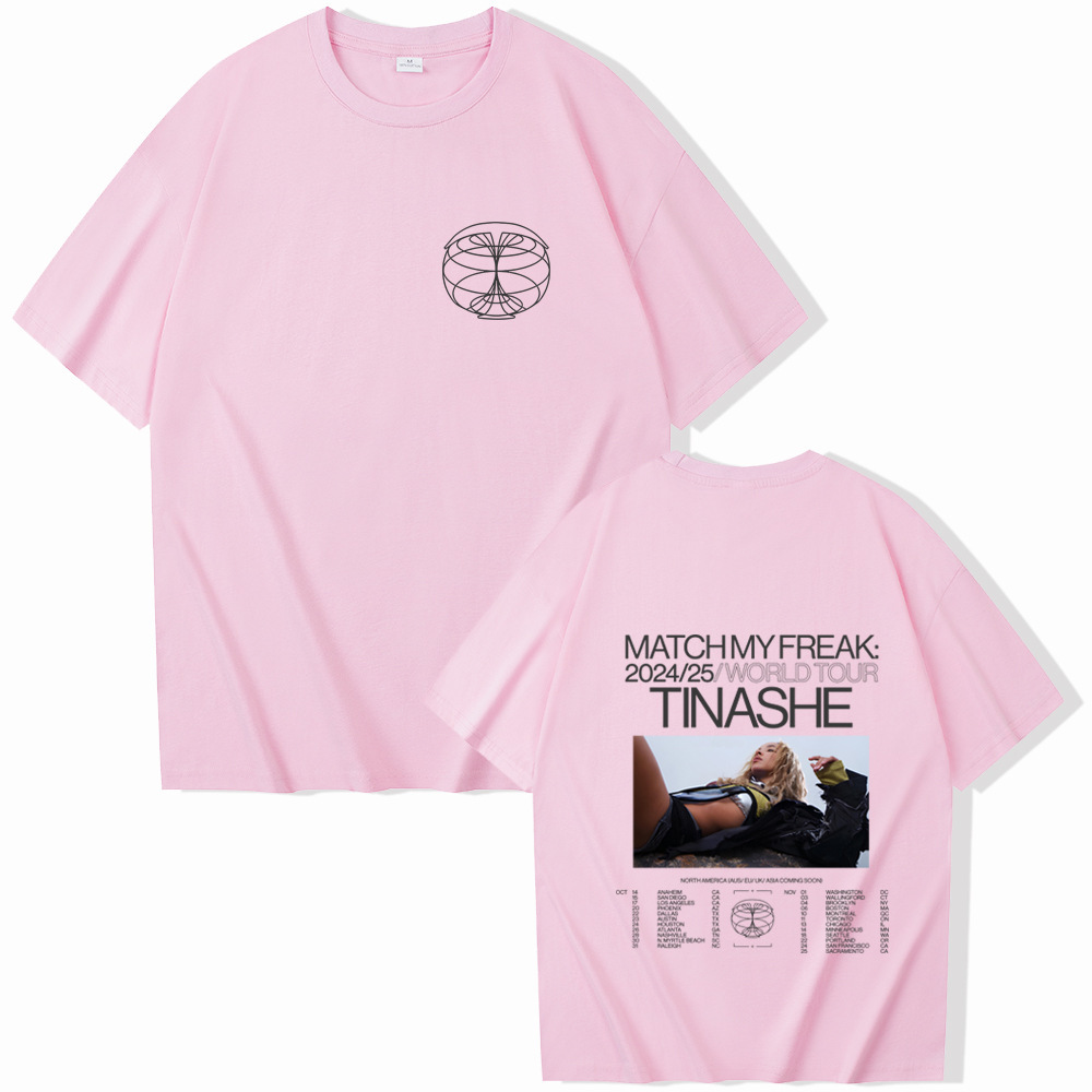 Tinashe Shirt Match My Freak World Tour 2024 Overseas T Shi