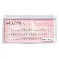 MissWink сегментированное маленькое пламя под ресницами Прозрачный Стебель одиночный кластер натуральный мягкий имитационный прививки накладные ресницы