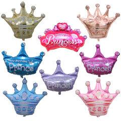 New Birthday Wedding Party Festival Decoration Balloon Large Golden Crown Ornament Inflatable Balloon Decoration